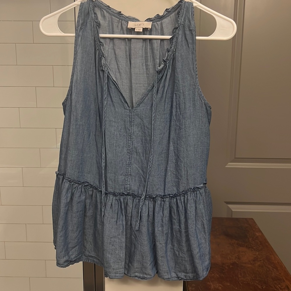 Peplum tanktop